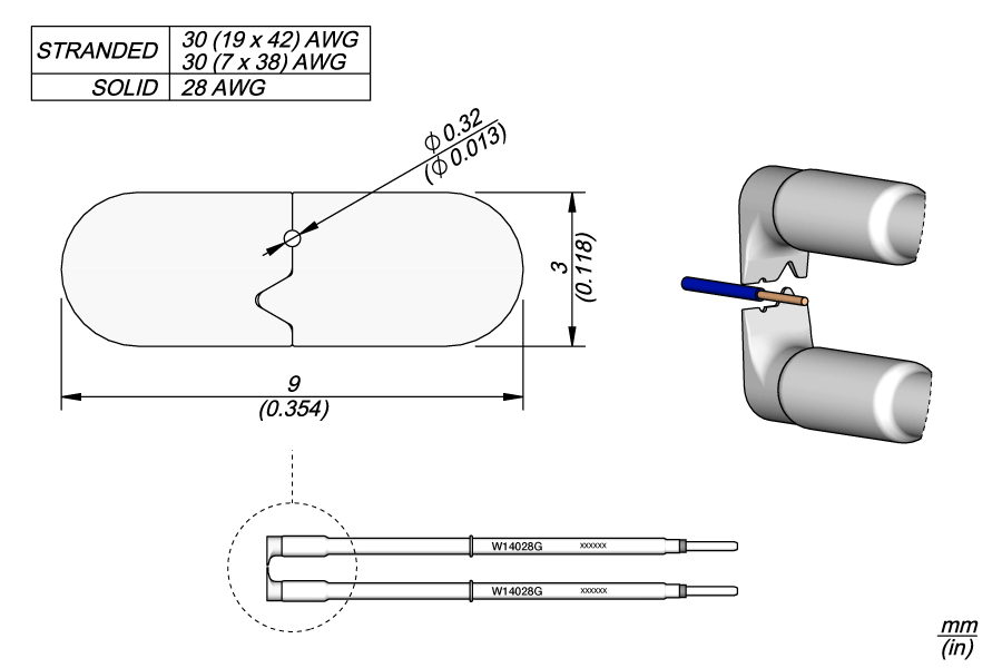 W14028G - 28G Cartridges Ø 0.32mm